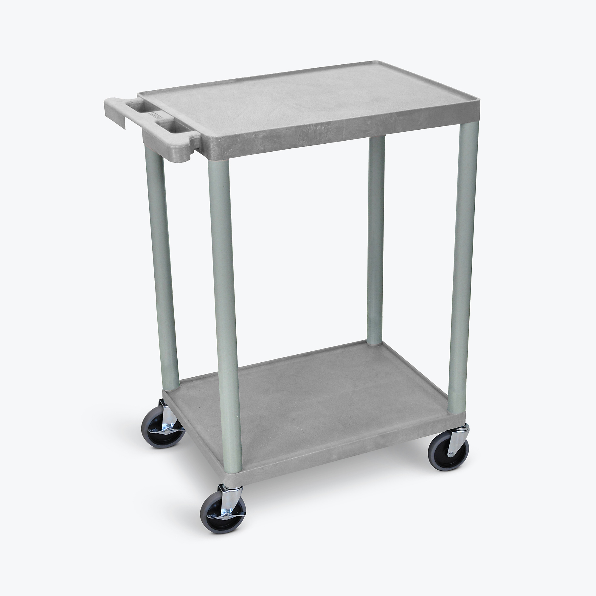 Luxor Flat-Shelf Cart — Two Shelves, 26in. Clearance, 300-Lb. Capacity, Model# STC22-G